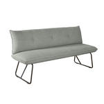 SITZBANK 180/90/70 cm  in Grau  - Schwarz/Grau, Design, Textil/Metall (180/90/70cm) - Dieter Knoll