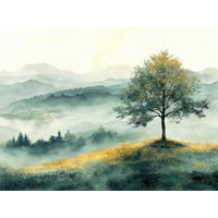 GLASBILD Landschaft & Natur  - Multicolor, Basics, Glas (30/40/1.40cm) - Euroart