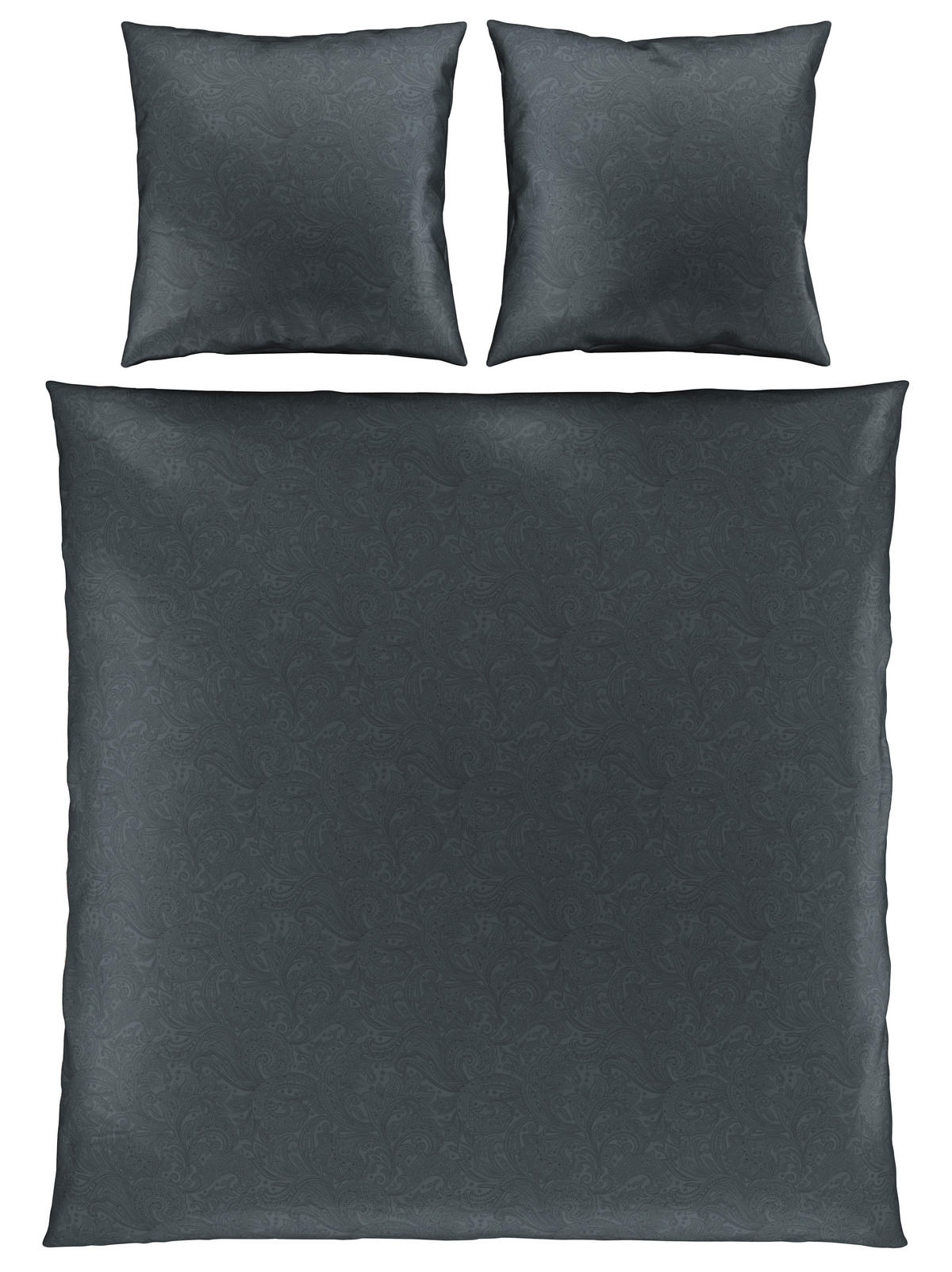 BETTWÄSCHE Satin 200/200 cm  - Anthrazit, Textil (200/200cm) - Novel