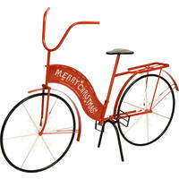 SKULPTURA - crvena/crna, Basics, metal (77/18,5/66cm)