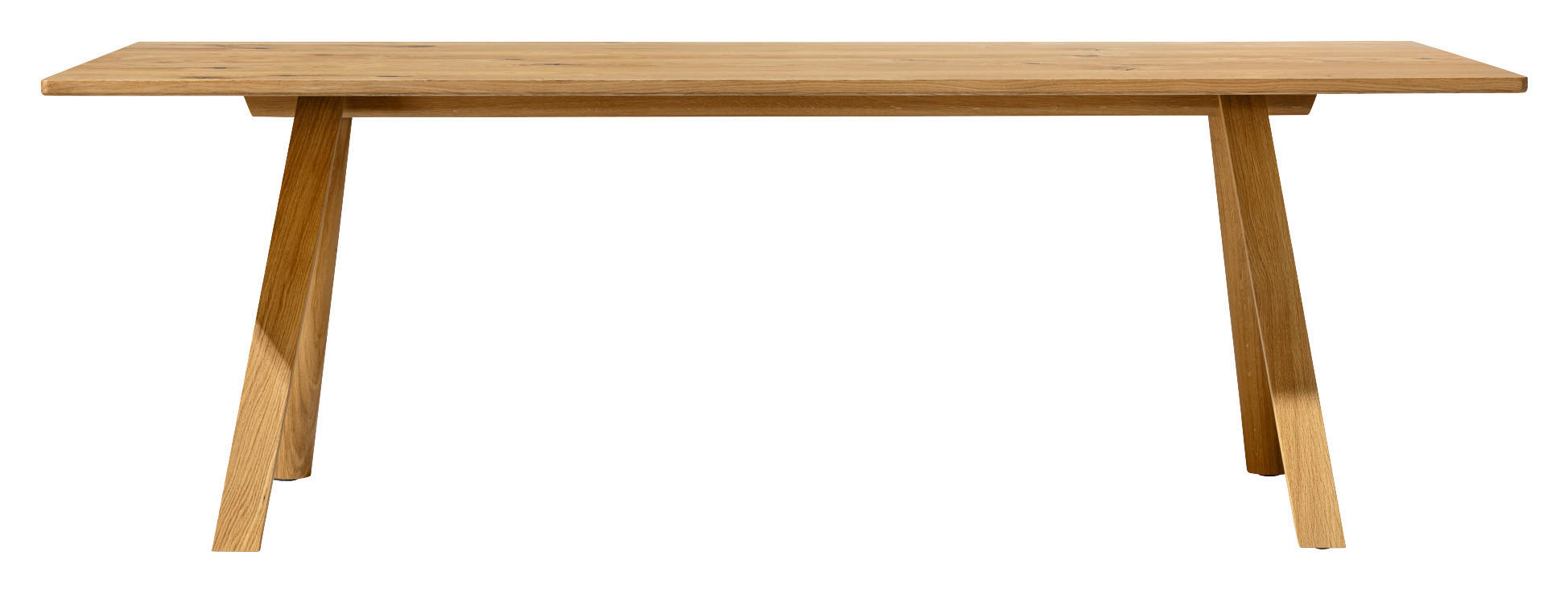 ESSTISCH in Holz 225/100/75 cm  - Wildeiche, Design, Holz (225/100/75cm) - Team 7