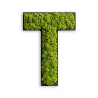 MOOSBILD  - Schwarz/Grün, Basics, Naturmaterialien/Holz (25/19/4cm)