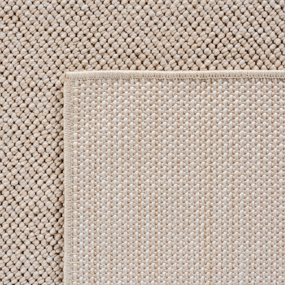 FLACHWEBETEPPICH 200/290 cm HELIX Beige  - Beige, Basics, Kunststoff/Textil (200/290cm) - Novel