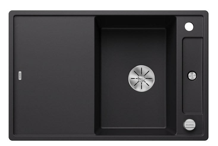 SPÜLE 525840  - Schwarz, Basics, Stein (78/19/51cm) - Blanco