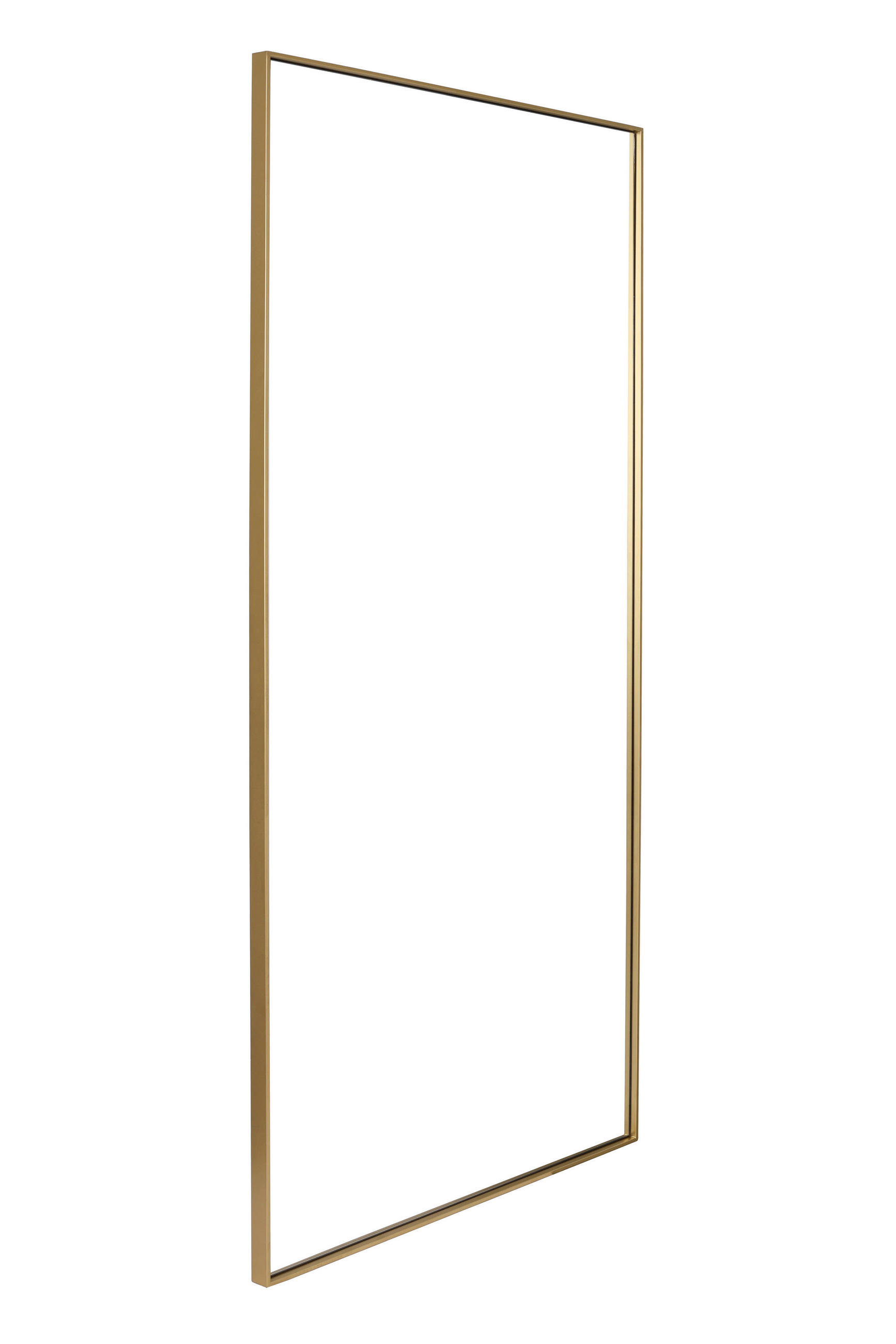 WANDSPIEGEL 100/200/2,5 cm    in rechteckig  - Goldfarben, Trend, Glas/Holzwerkstoff (100/200/2,5cm) - Landscape