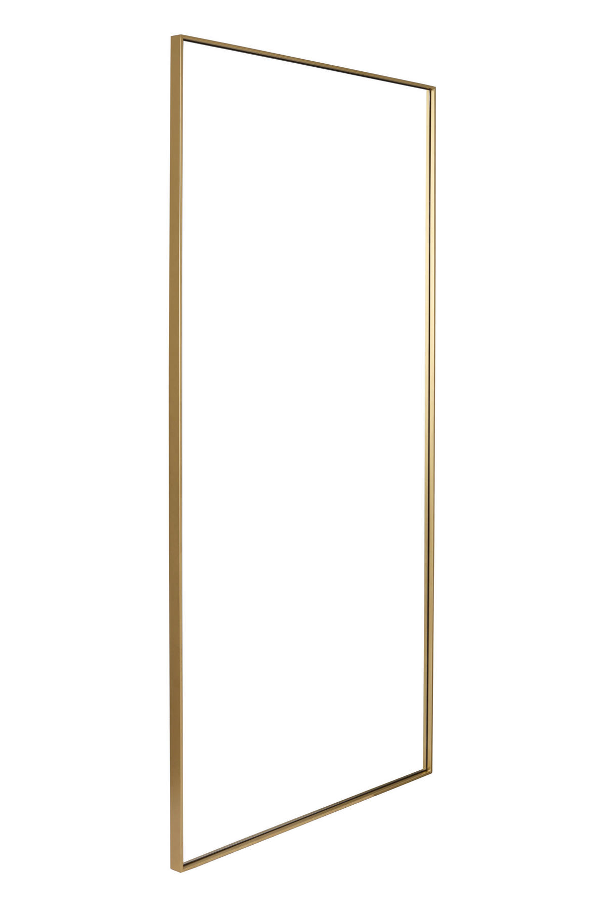 WANDSPIEGEL 100/200/2,5 cm    in rechteckig  - Goldfarben, Trend, Glas/Holzwerkstoff (100/200/2,5cm) - Landscape