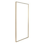 WANDSPIEGEL 100/200/2,5 cm    in rechteckig  - Goldfarben, Trend, Glas/Holzwerkstoff (100/200/2,5cm) - Landscape