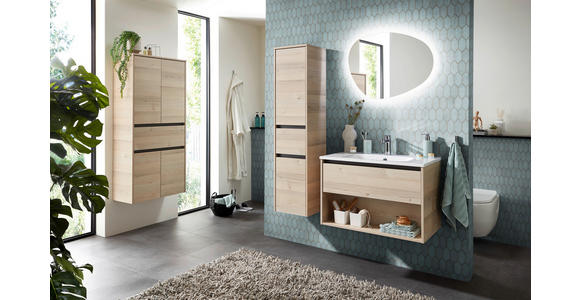 WASCHBECKENUNTERSCHRANK 80/51,3/45,5 cm - Pinienfarben, KONVENTIONELL, Holzwerkstoff (80/51,3/45,5cm) - Xora