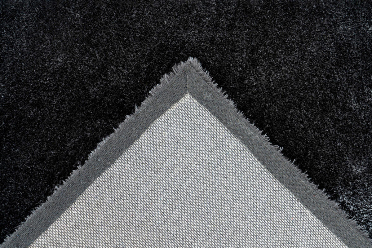 HOCHFLORTEPPICH 80/150 cm Graphitfarben rechteckig  - Graphitfarben, Basics, Textil (80/150cm) - Kayoom