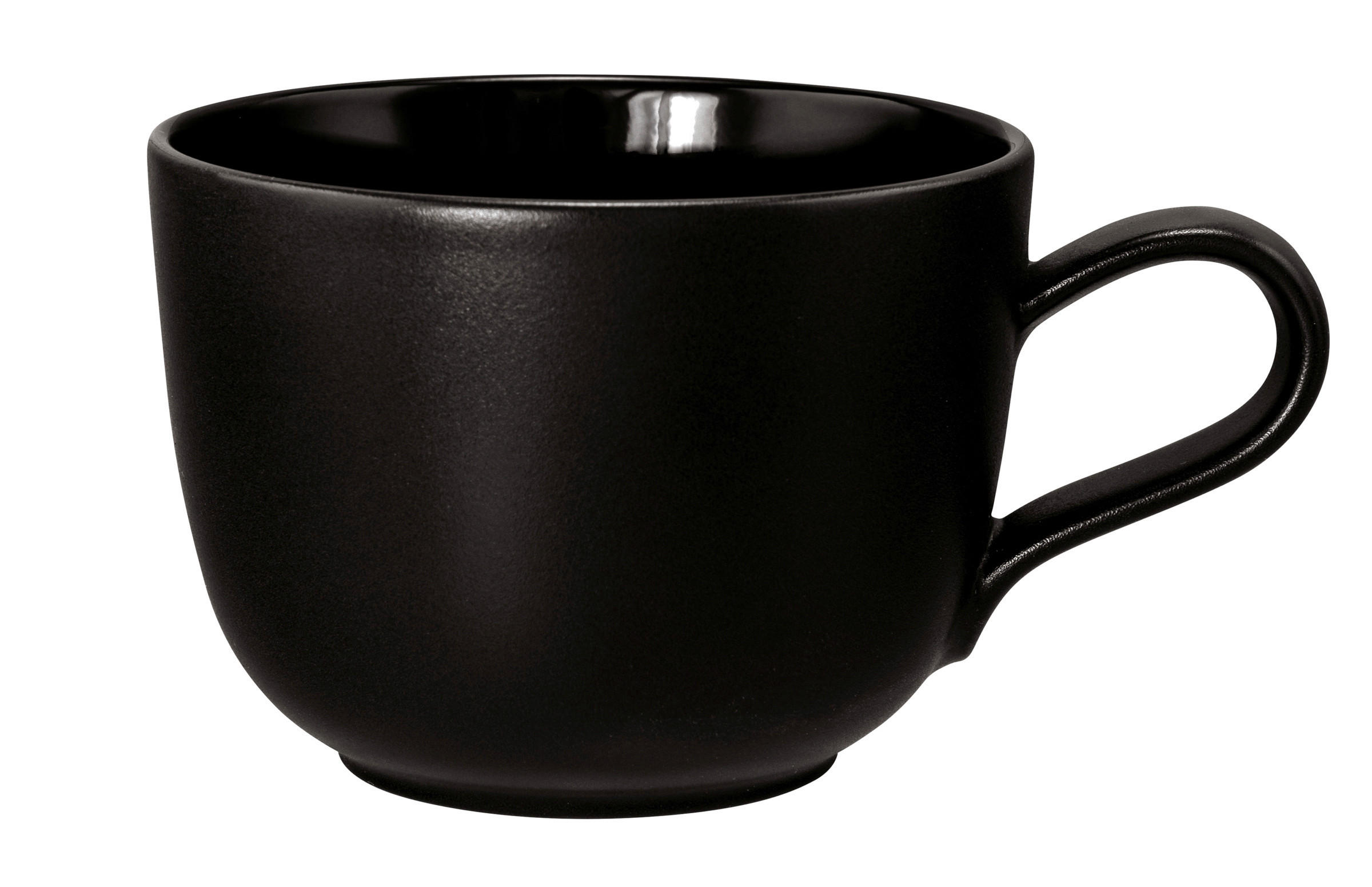 KAFFEETASSE Liberty velvet black - Schwarz, Basics, Keramik (0,26l) - Seltmann Weiden