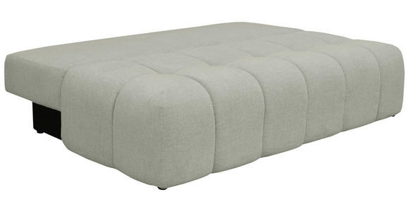 BOXSPRINGSOFA in Chenille Greige  - Greige/Schwarz, MODERN, Kunststoff/Textil (210/72/105cm) - Cantus