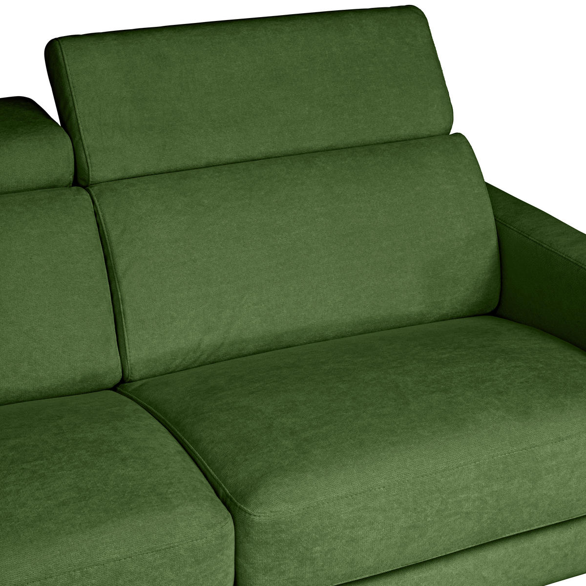 SCHLAFSOFA MIT TEMPUR MATRATZE Velours Grün  - Schwarz/Grün, Design, Textil/Metall (200/85-99/104cm) - Novel