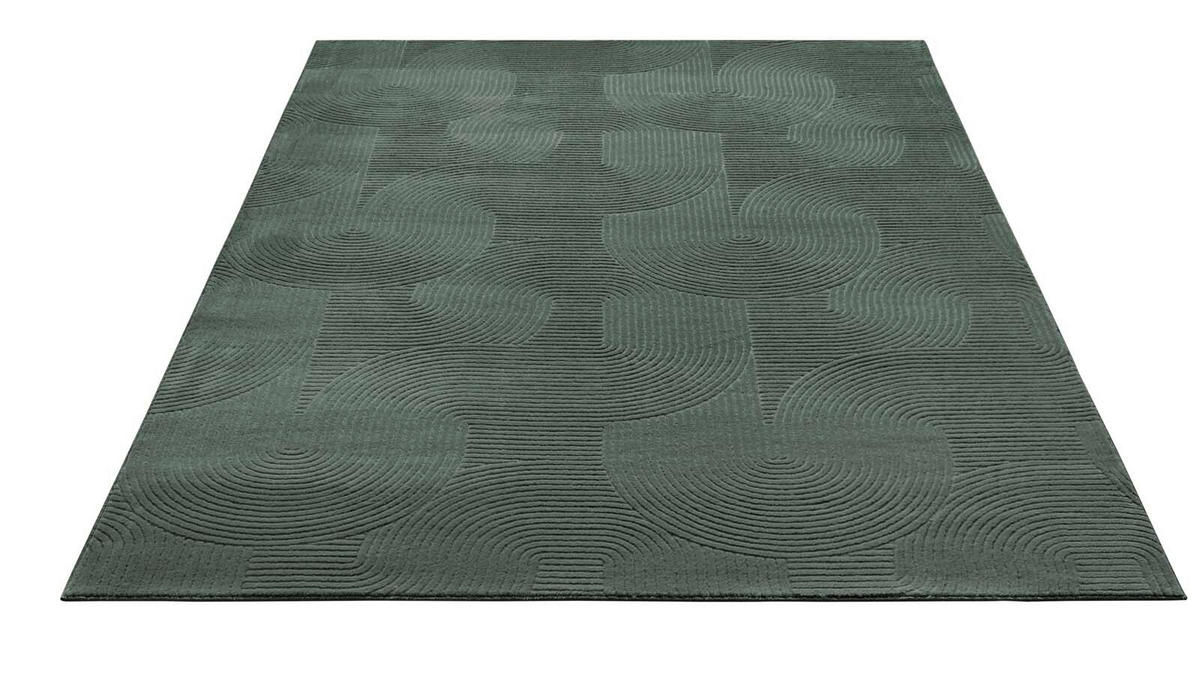 WEBTEPPICH  Wohnzimmer 120/170 cm Homestyle Hellgrün rechteckig  - Hellgrün, Design, Textil (120/170cm) - Novel