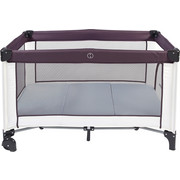 REISEBETT 126/66/75 cm - Braun/Weiß, Basics, Kunststoff/Textil (126/66/75cm) - My Baby Lou