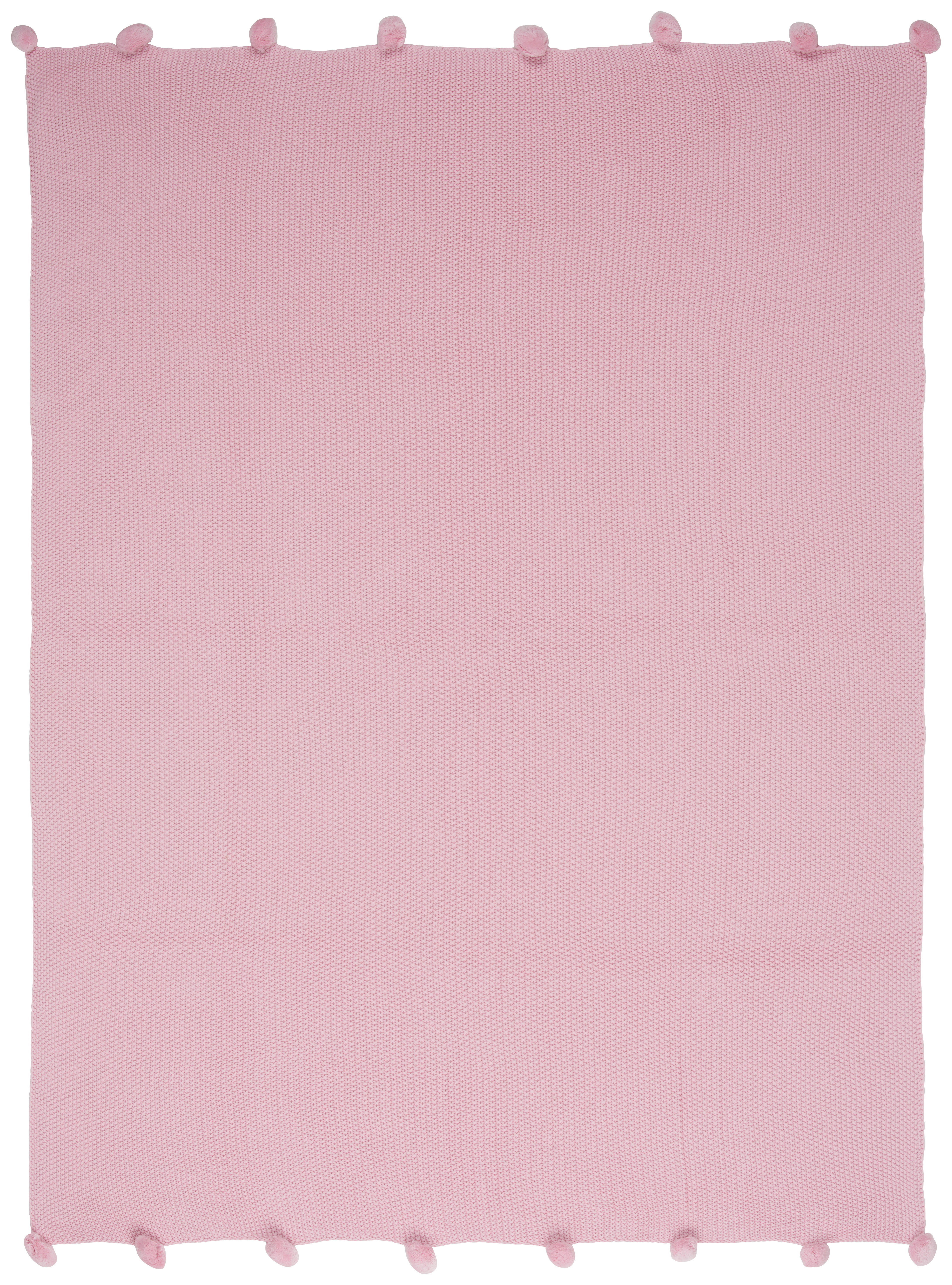 TAGESDECKE 130/170 cm  - Rosa, Trend, Textil (130/170cm) - Landscape