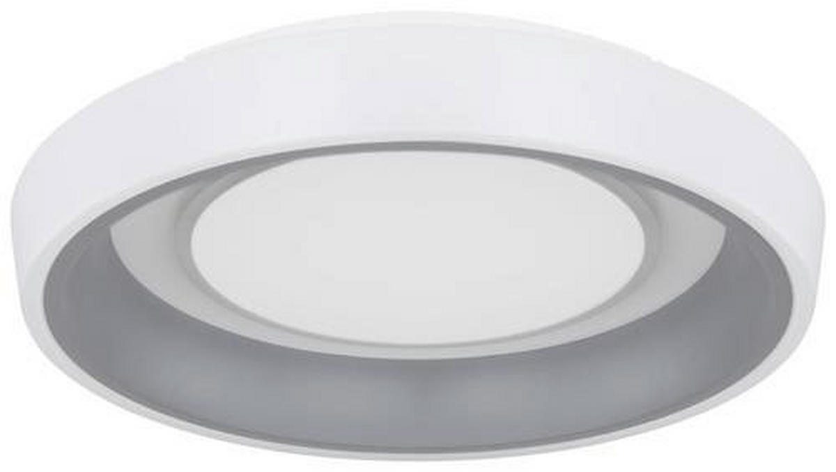 STROPNA LED-SVETILKA  Tabano 46 W//3000-6000 K/230 V/ - bela/opal, Basics, kovina/umetna masa (50/9,5cm) - Globo