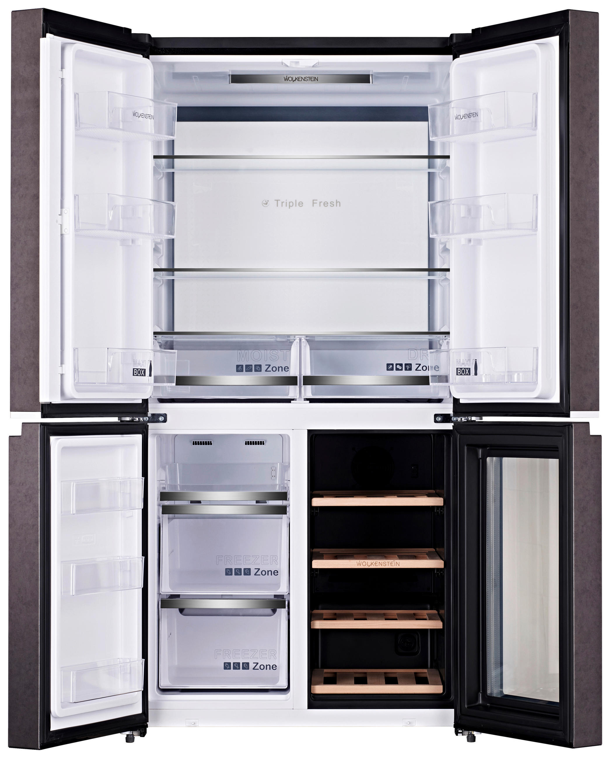 MULTI-DOOR WCD595EWTSNF ST  - Dunkelgrau, KONVENTIONELL, Kunststoff/Metall (90,5/182/72cm) - PKM