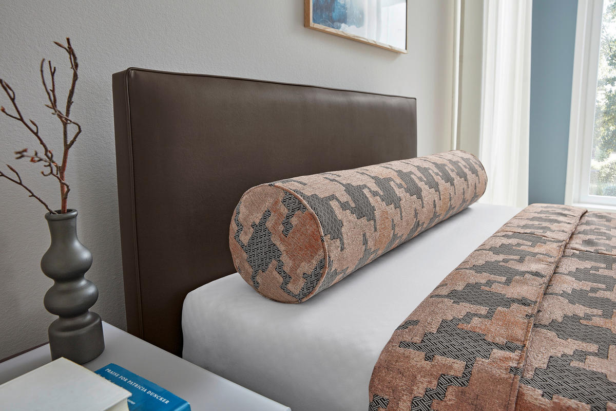 POLSTERBETT 100/200 cm  in Braun  - Schwarz/Braun, Basics, Holzwerkstoff/Textil (100/200cm) - RUF Betten