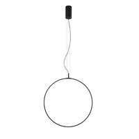 LED-HÄNGELEUCHTE Luce Ambiente e Design 60/210 cm   - Schwarz/Weiß, Design, Kunststoff/Metall (60/210cm)