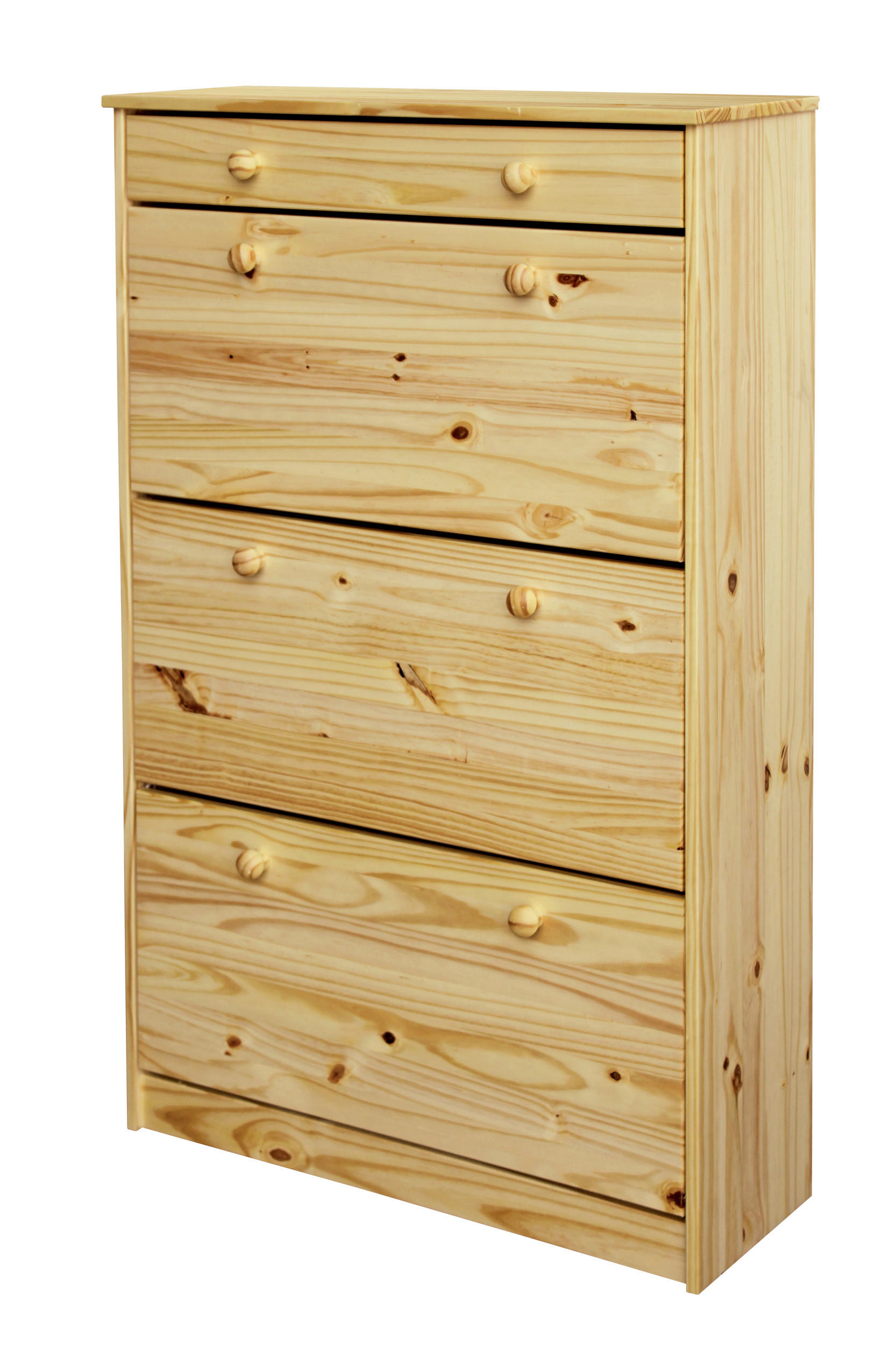 SKOSKÅP - naturfärgad, Natur, trä (80/128/27cm) - Livetastic