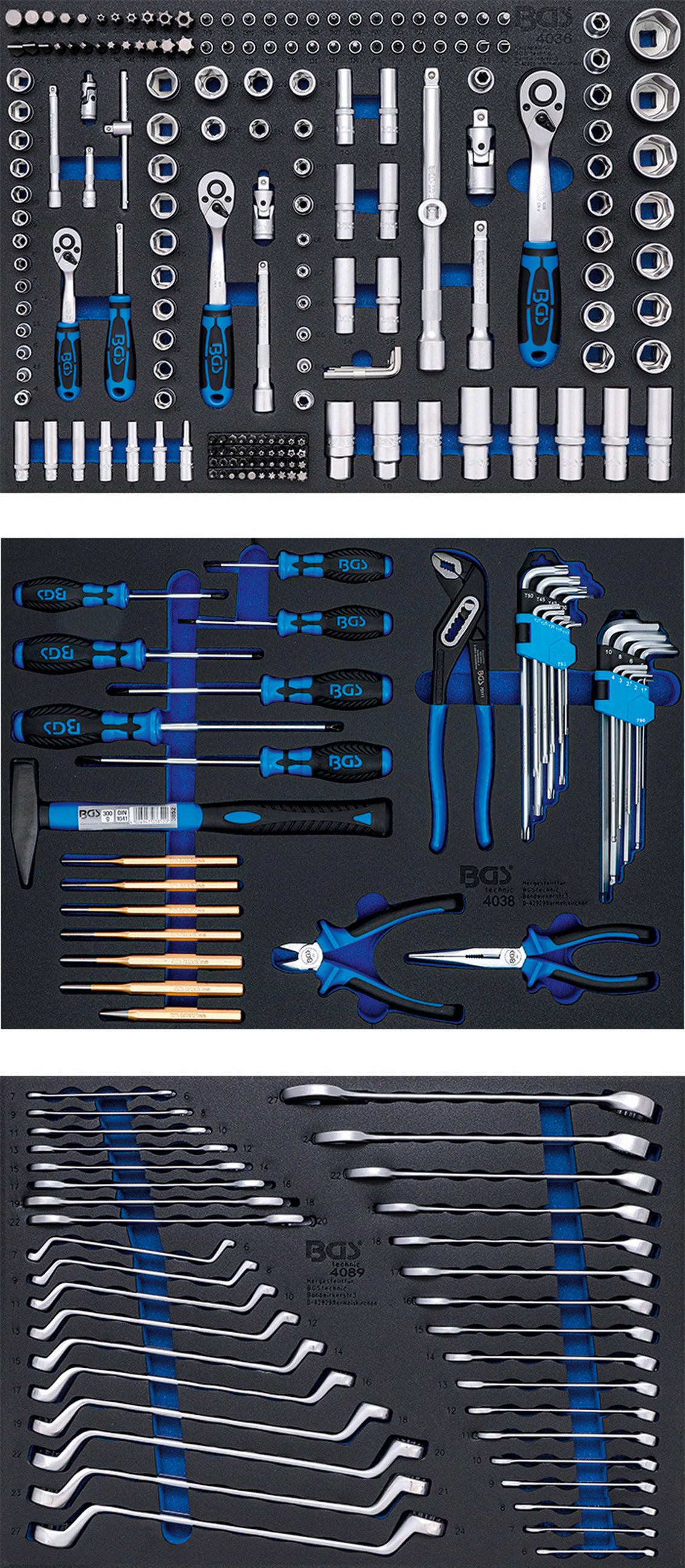 WERKSTATTWAGEN 69,9/99,4/45,8 cm  - Blau/Schwarz, Basics (69,9/99,4/45,8cm)