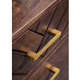 KOMMODE in 45/60/33 cm - Goldfarben/Braun, Trend, Holz/Metall (45/60/33cm) - Landscape