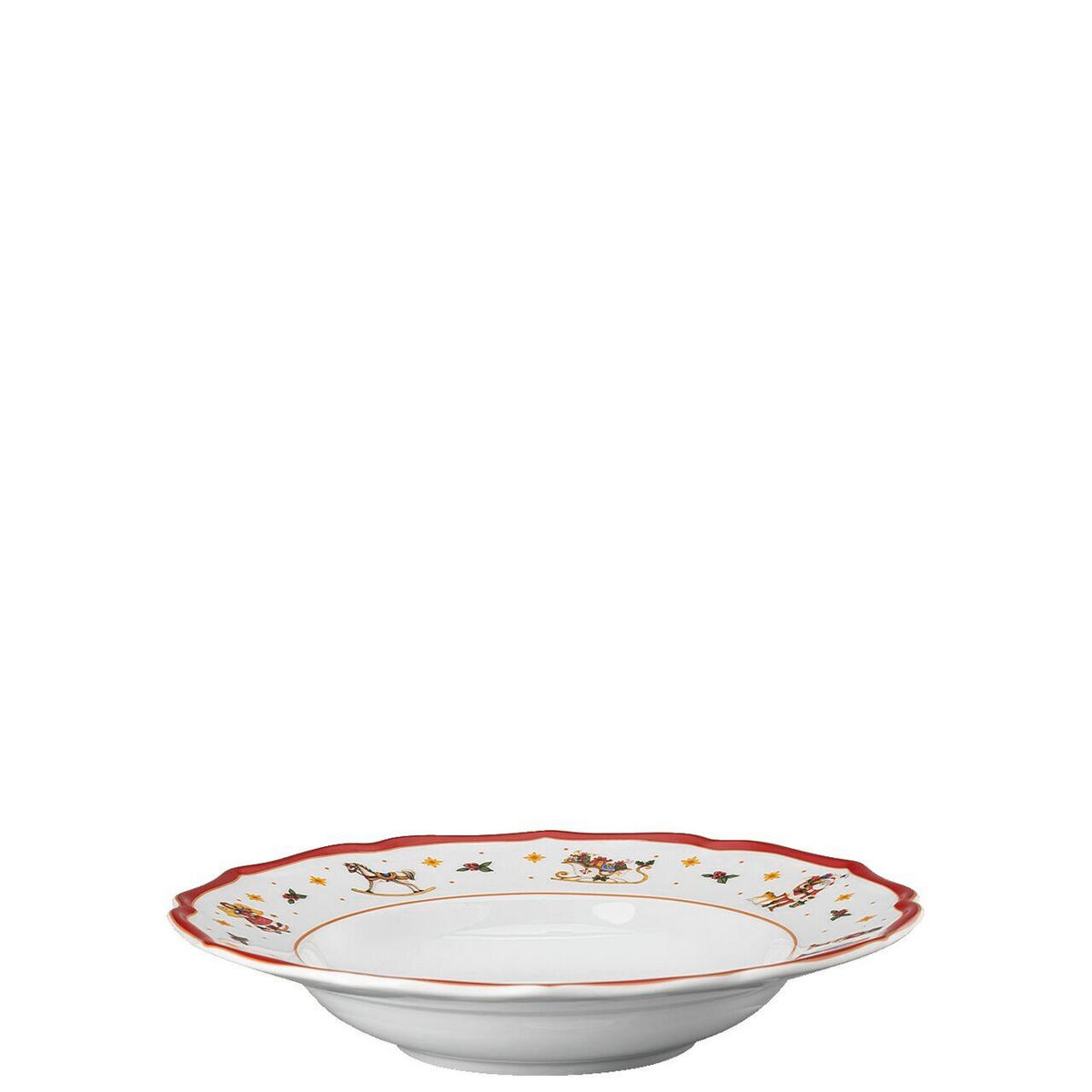 TAFELSERVICE Multicolor Happy Wintertime - H. Wintertime Red 18-teilig 6 Personen  - Multicolor, Basics, Keramik - Hutschenreuther