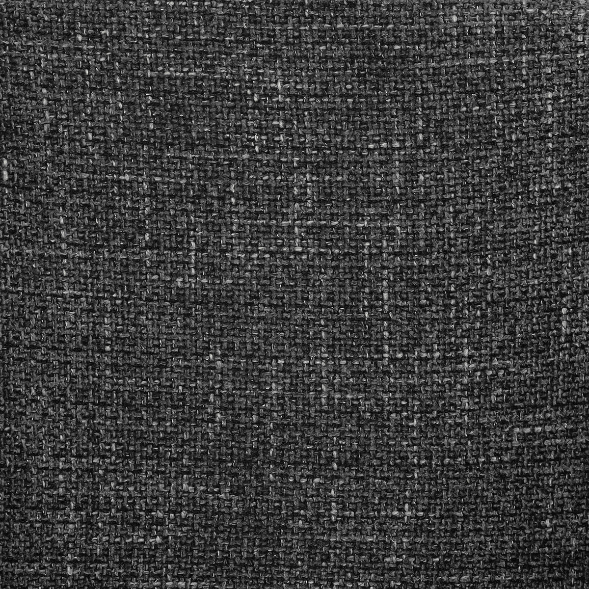 ARMLEHNSTUHL-SET 2 Stück  in Struktur  - Dunkelgrau/Schwarz, MODERN, Textil/Metall (60/76/52cm) - MID.YOU