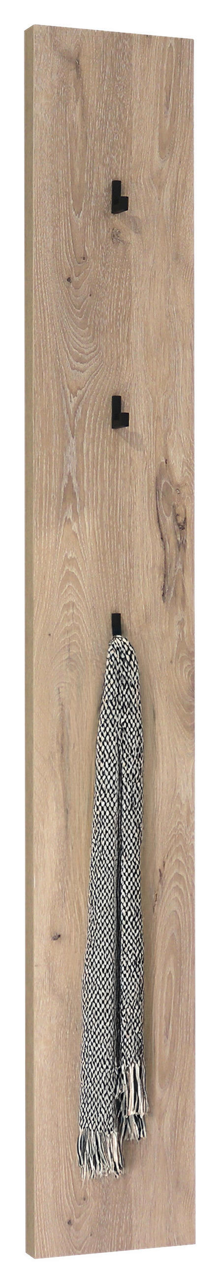 GARDEROBENPANEEL  in 22/170/2 cm  - Eichefarben, Basics, Holzwerkstoff (22/170/2cm) - Carryhome