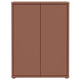 SCHUHSCHRANK Alice Springs  in 74,5/99,1/34,9 cm  - Terracotta/Grau, MODERN, Holzwerkstoff/Kunststoff (74,5/99,1/34,9cm) - Xora