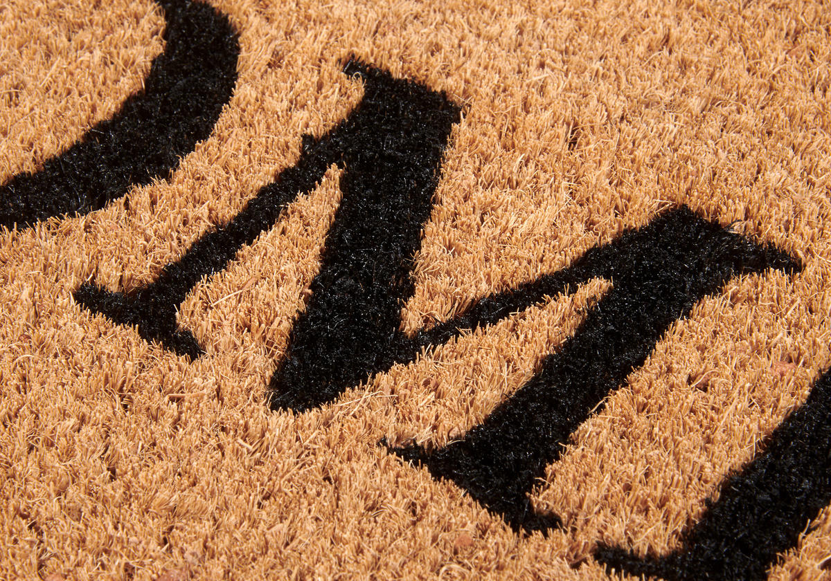 FUSSMATTE  50/80 cm  Schwarz, Hellbraun  Schriftzug  - Hellbraun/Schwarz, Basics, Kunststoff/Textil (50/80cm) - Villeroy & Boch