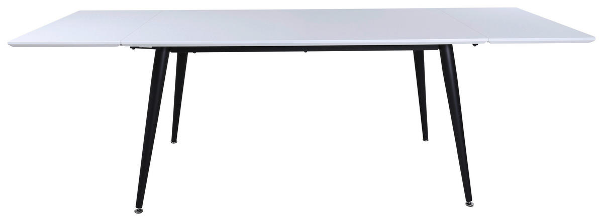 MATBORD i metall, plast 150/90/76 cm   - vit/svart, Design, metall/plast (150/90/76cm) - Livetastic