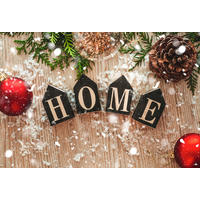 FUSSMATTE 40/60 cm Home Christmas  - Multicolor, Trend, Kunststoff/Textil (40/60cm) - Esposa