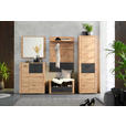 GARDEROBE  in 230/195/45 cm  - Anthrazit/Eiche Artisan, KONVENTIONELL, Glas/Holzwerkstoff (230/195/45cm) - Xora