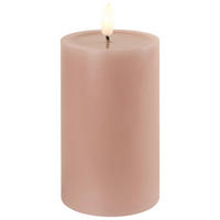 LED-KERZE 7,5/10 cm  - Hellrosa, Lifestyle, Kunststoff/Paraffin (7,5/10cm) - Ambia Home