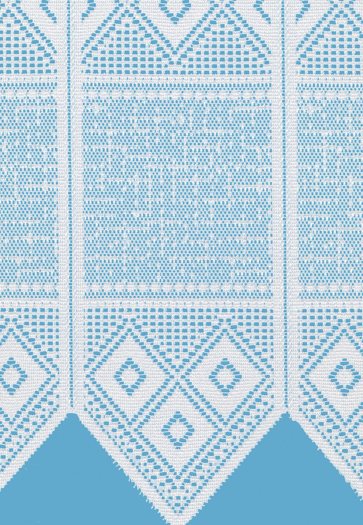 KURZGARDINE   203/30 cm   - Weiß, KONVENTIONELL, Textil (203/30cm)