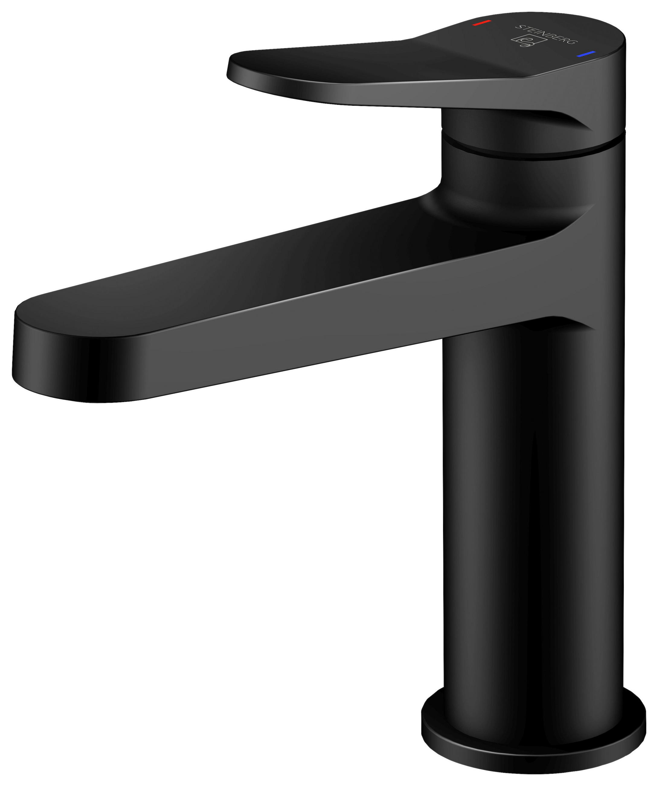 WASCHTISCHARMATUR 4,9/16,9/12,6 cm  - Schwarz, MODERN, Metall (4,9/16,9/12,6cm)