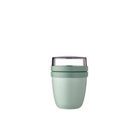 CESTOVNÍ KELÍMEK NA JOGURT   - šalvějově zelená, Konvenční, plast (9,1/9,1/12,8cm) - Mepal