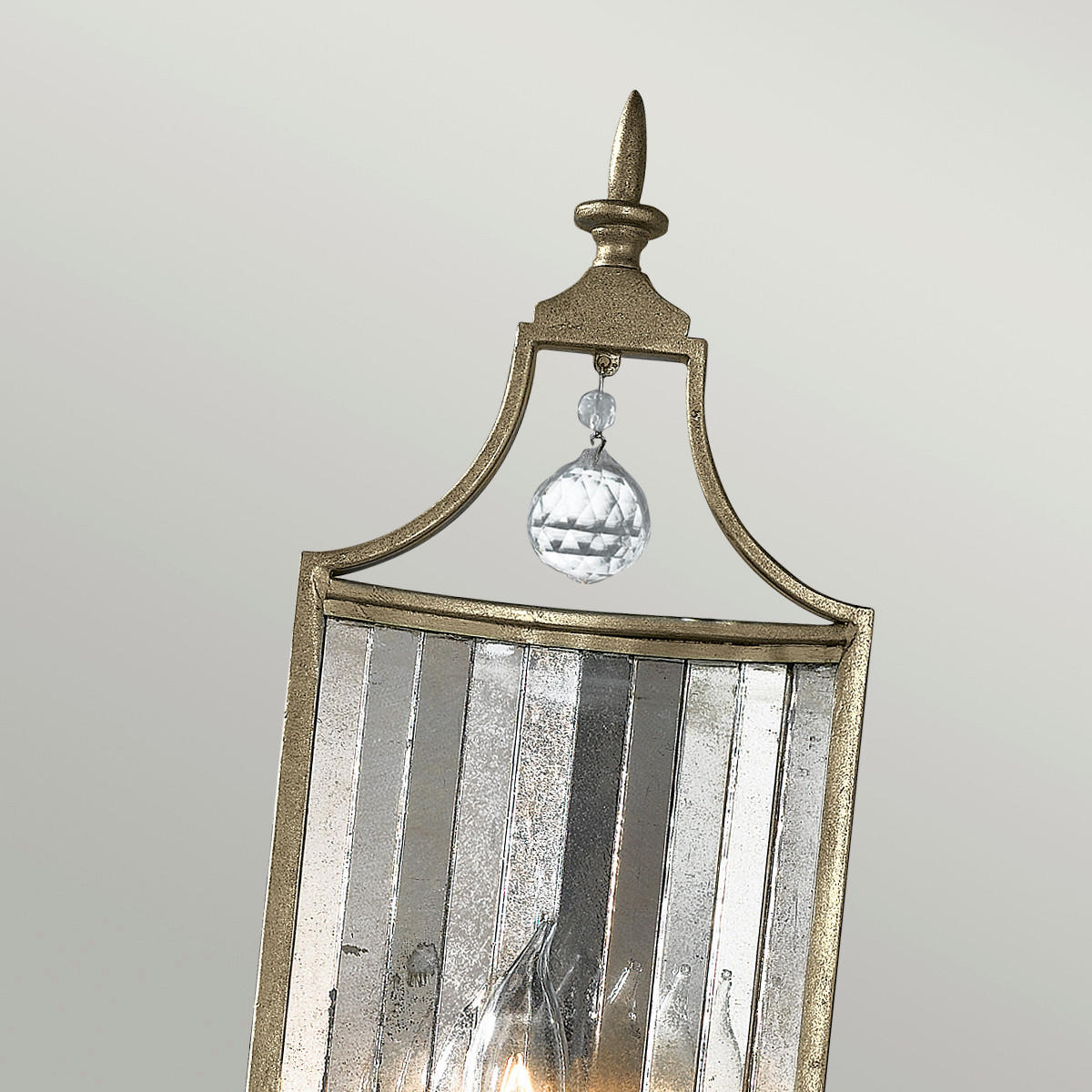 WANDLEUCHTE 14/66/11.4 cm   - Silberfarben, KONVENTIONELL, Metall (14/66/11.4cm) - Elstead Lighting