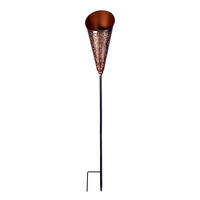SOLARLEUCHTE  - Schwarz/Kupferfarben, Basics, Kunststoff/Metall (15/12,5/96cm) - Näve