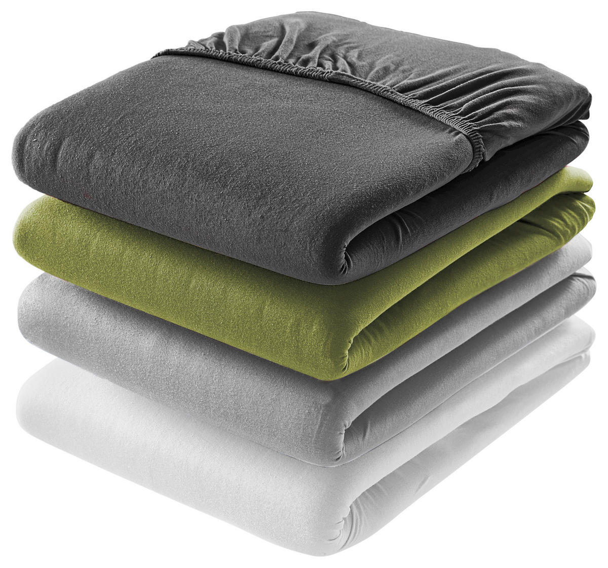 Flanell-Spannleintuch 100/200 cm Biber  - Weiß, KONVENTIONELL, Textil (100/200cm) - Esposa
