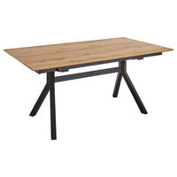 ESSTISCH in Metall, Holzwerkstoff 180/95/76 cm  - Eichefarben, Basics, Holzwerkstoff/Metall (180/95/76cm) - Celina Home