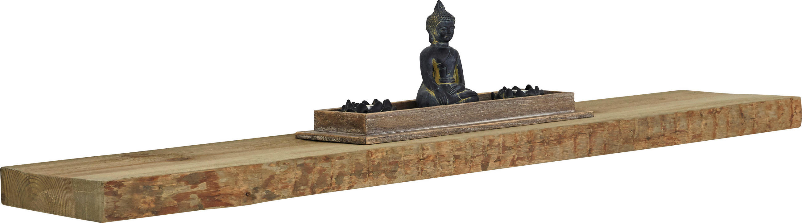 Wandboard in Grau, Kieferfarben