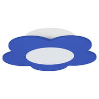 KINDERDECKENLEUCHTE Fiore 33/20 cm  - Dunkelblau, Basics, Holzwerkstoff/Kunststoff (33/20cm)