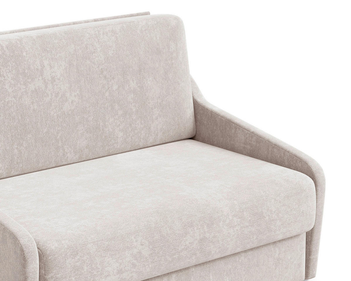 SCHLAFSOFA Beige  - Beige/Creme, Design, Kunststoff/Textil (136/86/113cm) - MID.YOU