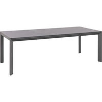 GARTENTISCH 220/100/75 cm Metall, Kunststoff rechteckig  - Anthrazit/Grau, Design, Kunststoff/Metall (220/100/75cm) - Amatio
