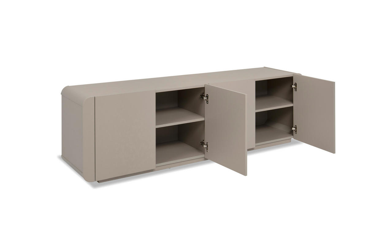 LOWBOARD  175/52/39 cm  - Greige, Design, Holzwerkstoff (175/52/39cm) - MID.YOU