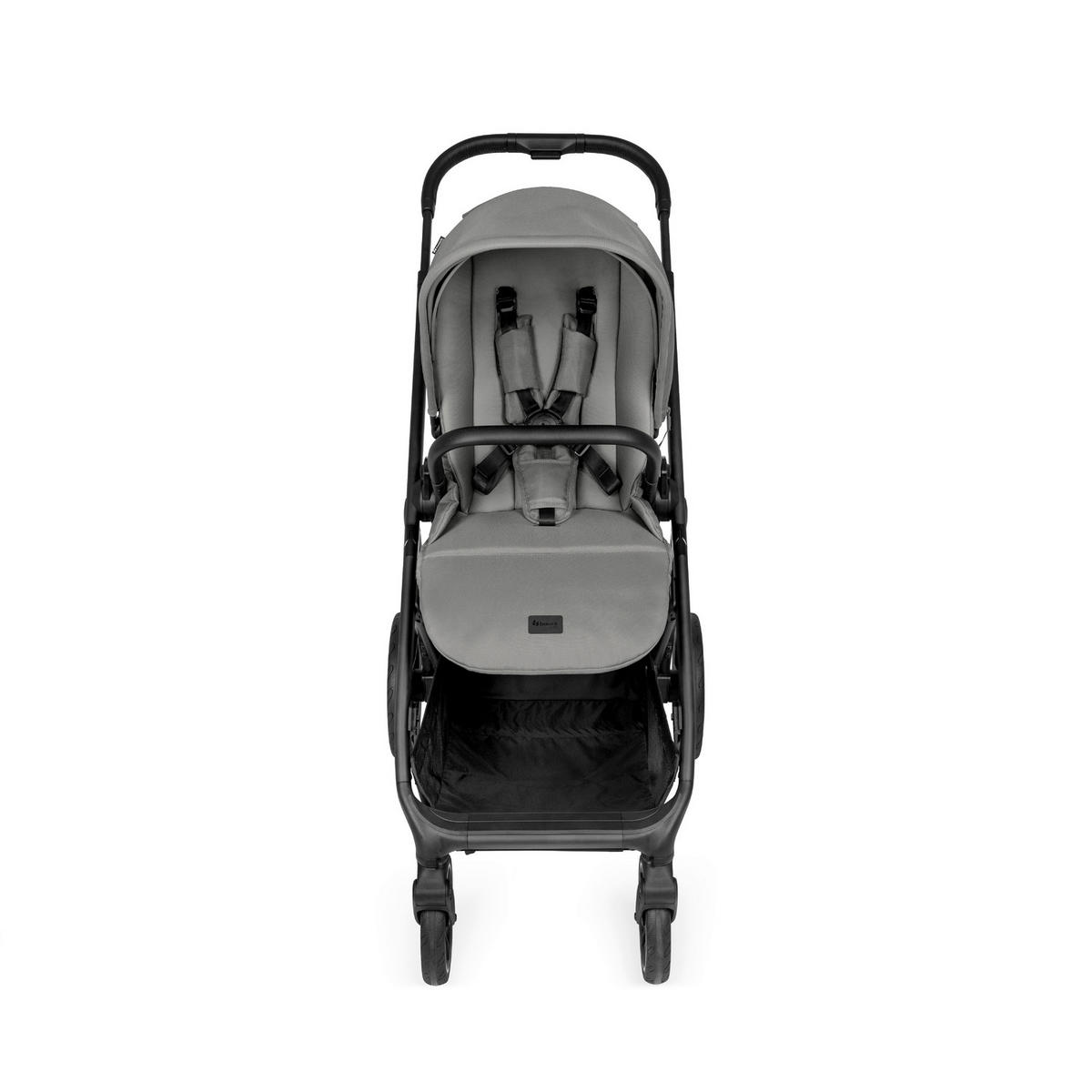 GESCHWISTERWAGEN Grow N Care  - Dunkelgrau/Schwarz, Basics, Textil/Metall (109/60/107-115cm) - Hauck