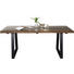 ESSTISCH Recyclingholz massiv rechteckig Naturfarben, Schwarz - Schwarz/Naturfarben, Trend, Glas/Holz (190/95/76cm) - Ambia Home ESSTISCH Recyclingholz massiv rechteckig Naturfarben, Schwarz - Schwarz/Naturfarben, Trend, Glas/Holz (190/95/76cm) - Ambia Home