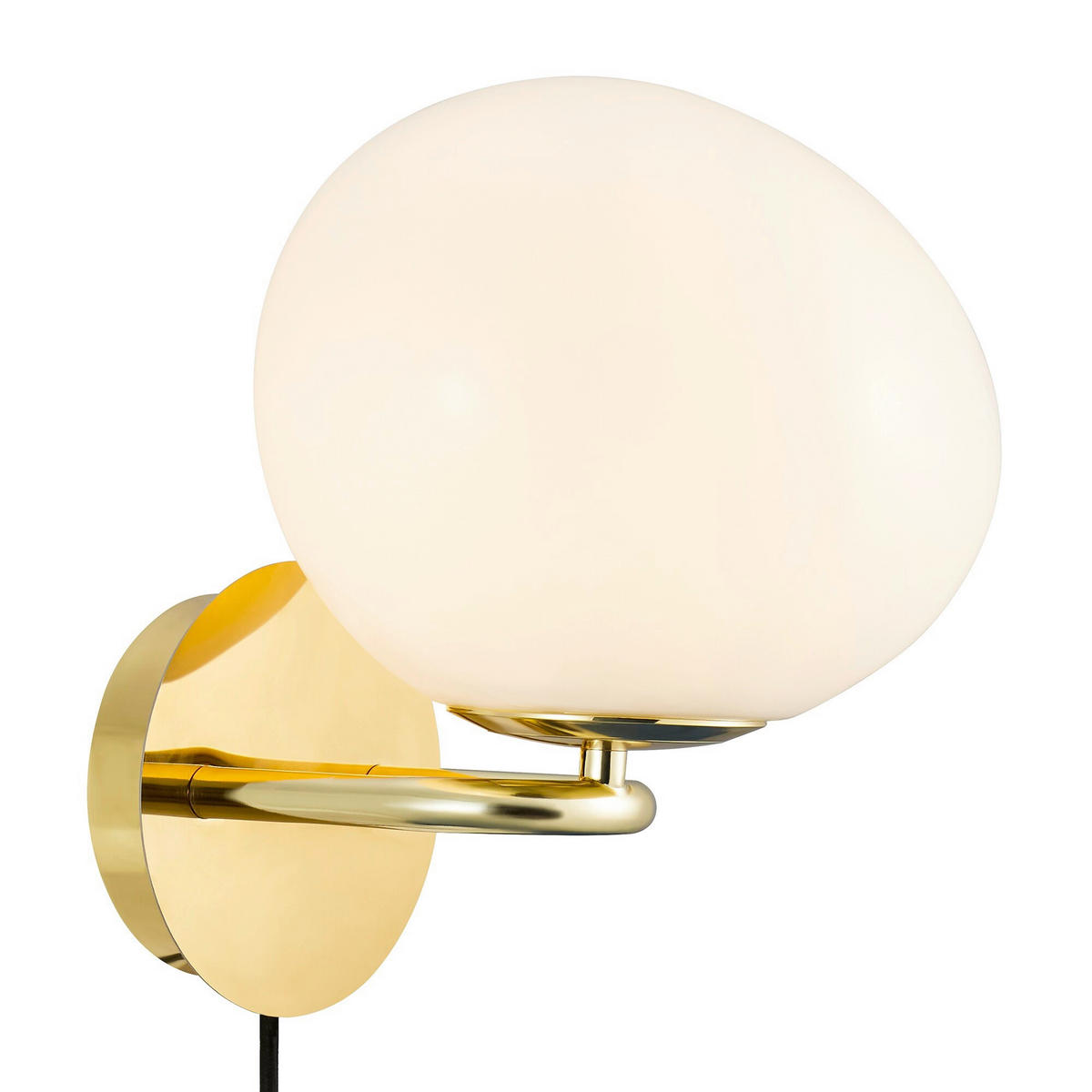 WANDLEUCHTE Shapes 26/23/22 cm  - Messingfarben, Design, Metall (26/23/22cm) - Nordlux